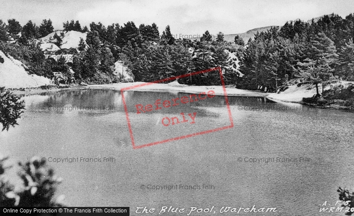 Photo of Wareham, Blue Pool c.1950
