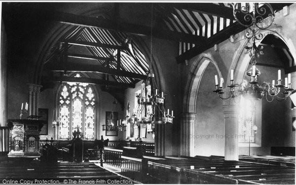 Photo of Wargrave, Church Interior 1890