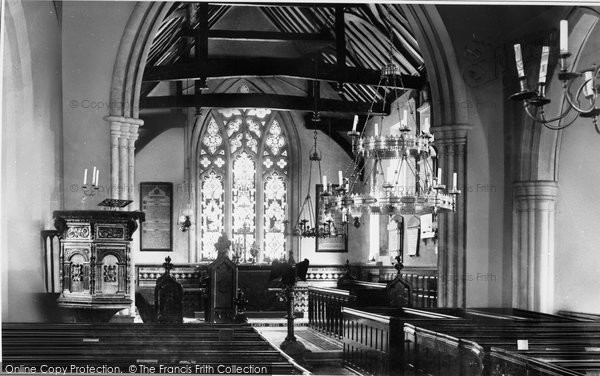 Photo of Wargrave, Church Interior 1890