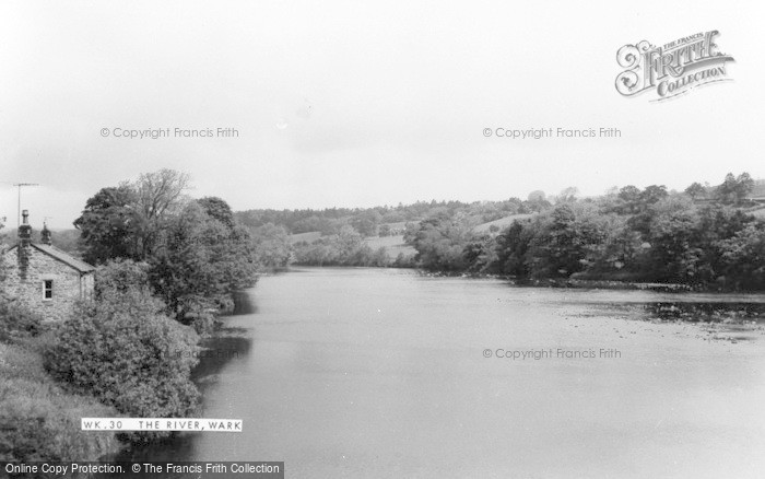 Photo of Wark, The River c.1965