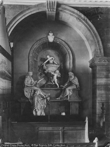 Photo of Warkton, St Edmund's Church Sculpture 1922