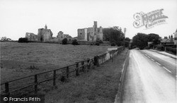 Castle From The Main Road c.1965, Warkworth