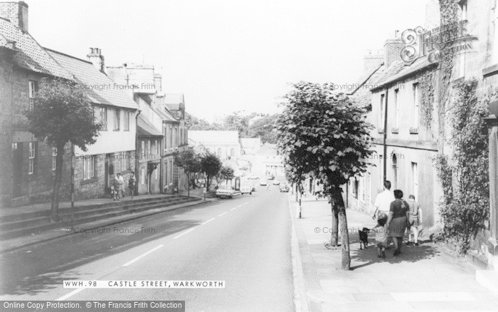 Photo of Warkworth, Castle Street c.1965