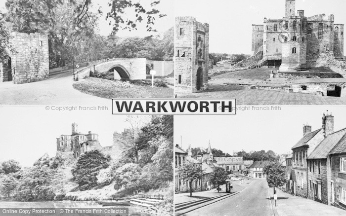 Photo of Warkworth, Composite c.1965