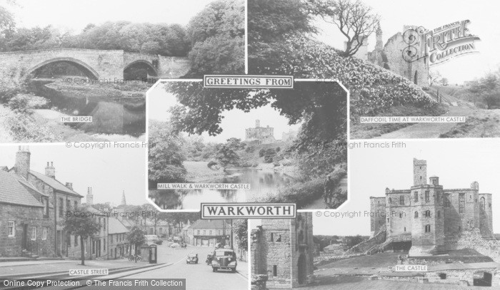 Photo of Warkworth, Composite c.1965