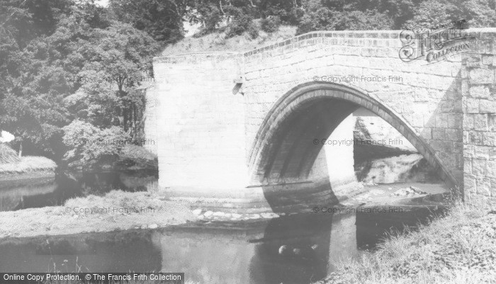 Photo of Warkworth, Fourteenth Century Bridge c.1965