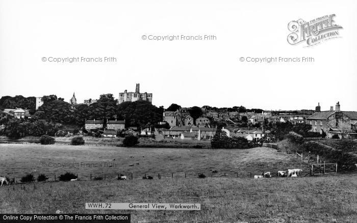 Photo of Warkworth, General View c.1965