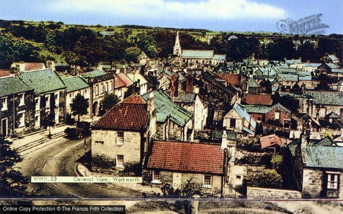 Photo of Warkworth, General View c.1965
