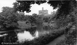 Mill Walk And The Castle c.1955, Warkworth