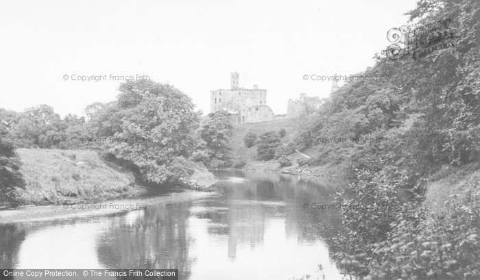Photo of Warkworth, Mill Walk And The Castle c.1955