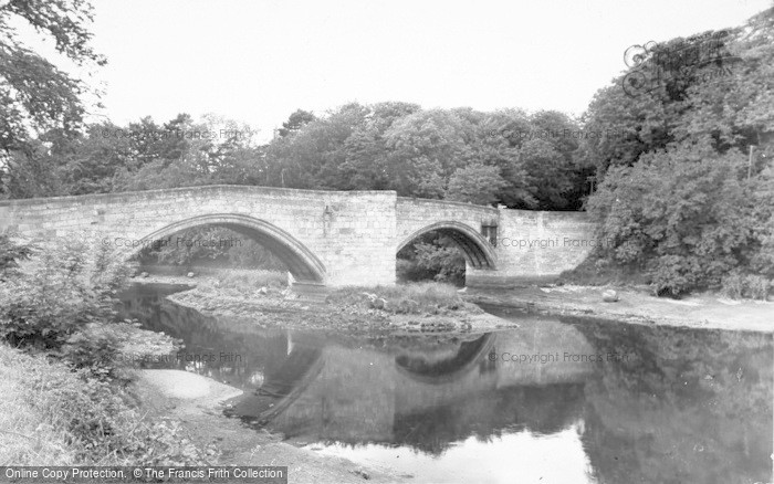 Photo of Warkworth, The Bridge c.1960