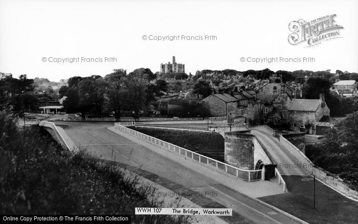Photo of Warkworth, The Bridge c.1965