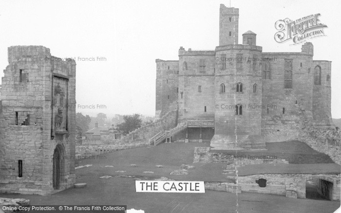 Photo of Warkworth, The Castle c.1955