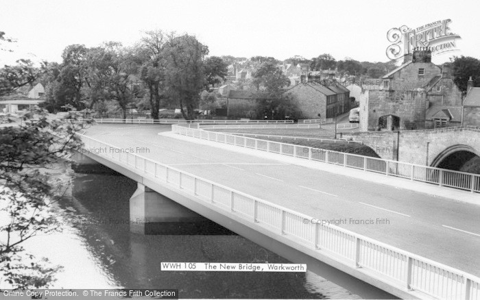 Photo of Warkworth, The New Bridge c.1965