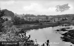 The Village From Amble Road c.1955, Warkworth