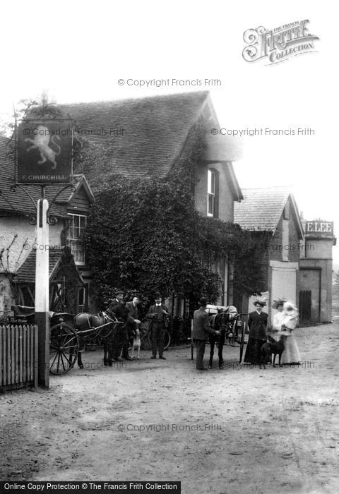 Photo of Warlingham, Customers At Ye Olde Whyte Lion 1903