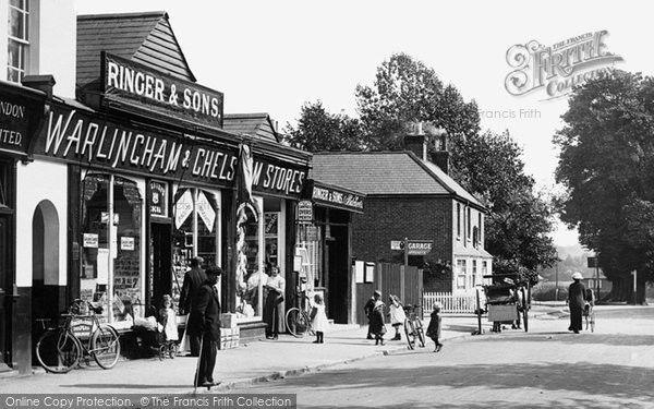 Photo of Warlingham, Shops On The Green 1914