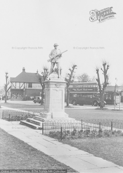 Photo of Warlingham, The Memorial c.1955