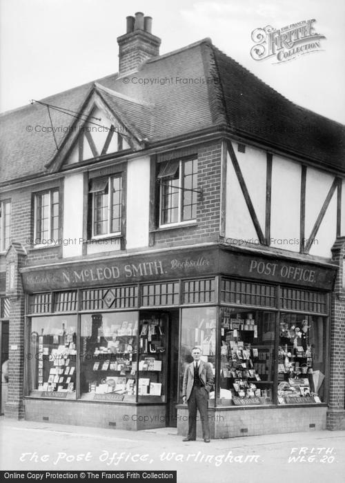 Photo of Warlingham, The Post Office c.1955