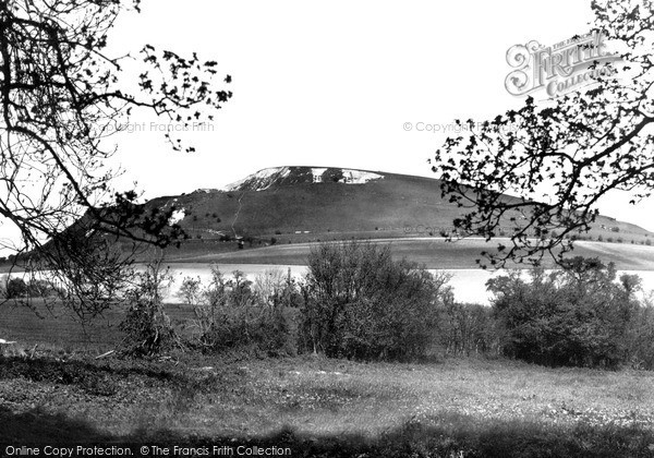 Photo of Warminster, Cley Hill c.1955