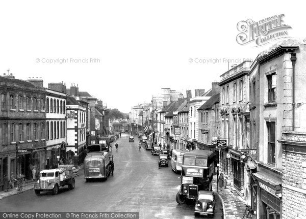 Photo of Warminster, The Market Place c.1950