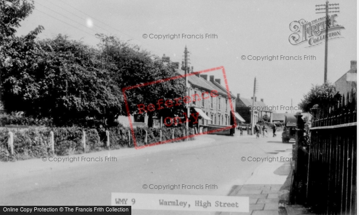 Photo of Warmley, High Street c.1955