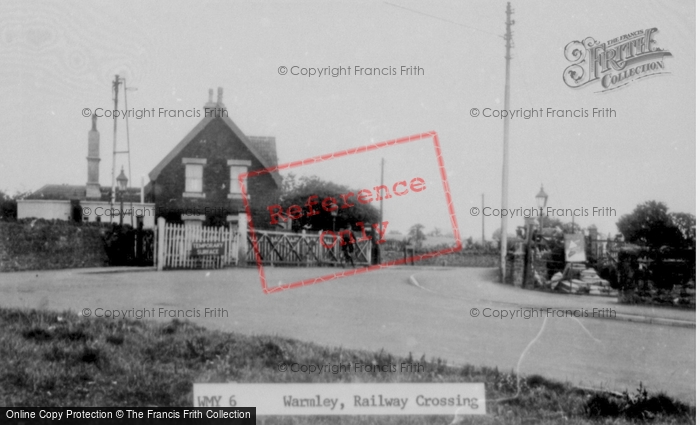 Photo of Warmley, The Railway Crossing c.1955