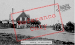 The Railway Crossing c.1955, Warmley