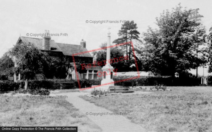 Photo of Warmley, The War Memorial And Park c.1955