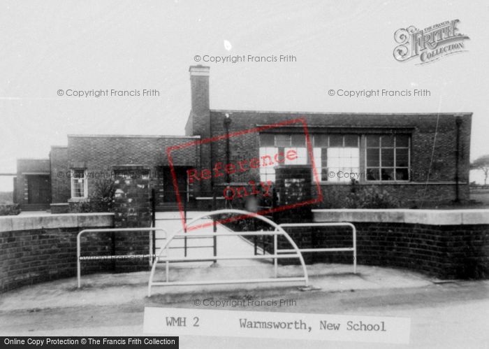 Photo of Warmsworth, New School c.1955
