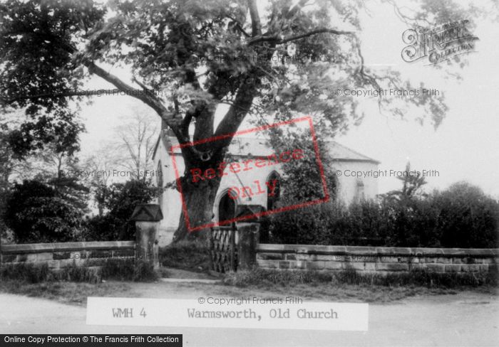 Photo of Warmsworth, Old Church c.1955