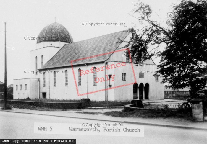 Photo of Warmsworth, Parish Church c.1955