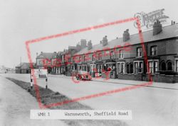 Sheffield Road c.1955, Warmsworth