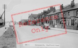 Sheffield Road c.1955, Warmsworth