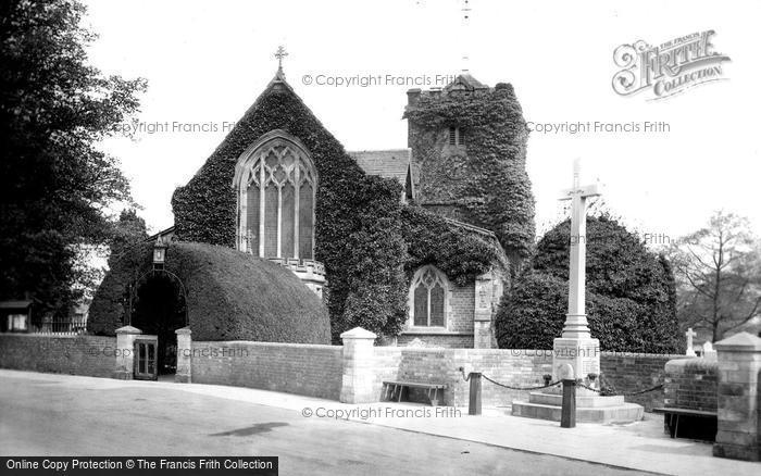 Photo of Warnham, St Margaret's Church and War Memorial 1921