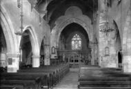 St Margaret's Church Interior 1907, Warnham