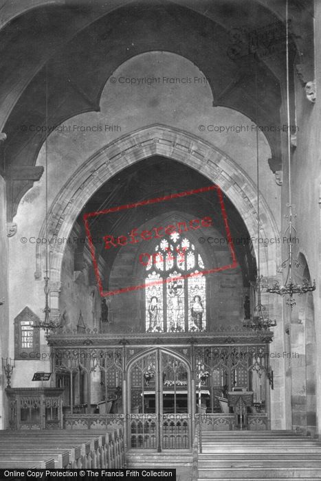 Photo of Warnham, St Margaret's Church Interior 1907