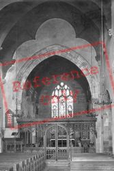 St Margaret's Church Interior 1907, Warnham