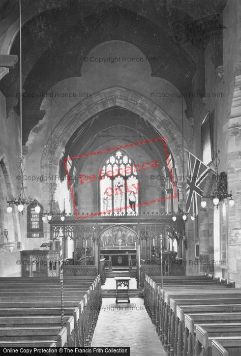 Photo of Warnham, St Margaret's Church Interior 1927