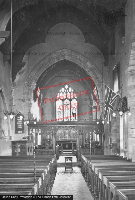 Photo of Warnham, St Margaret's Church Interior 1927