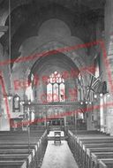 St Margaret's Church Interior 1927, Warnham