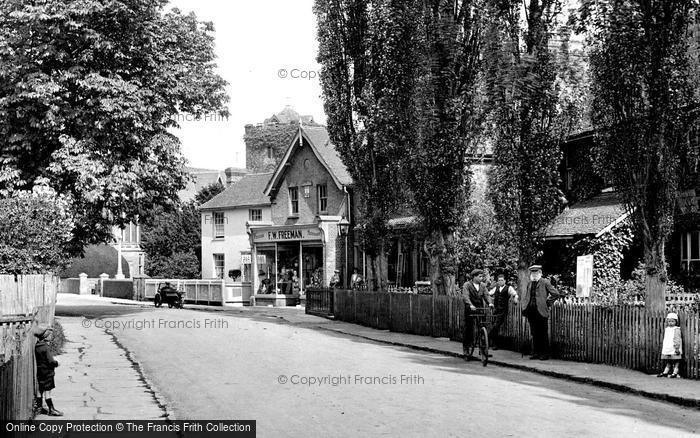 Photo of Warnham, Villagers In Church Street 1921