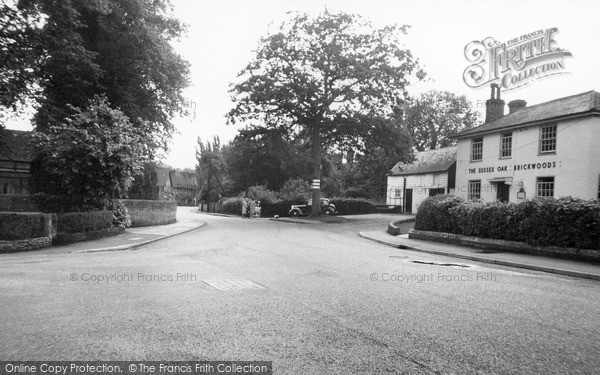 Photo of Warnham, Warnham Corner and the Sussex Oak c1955
