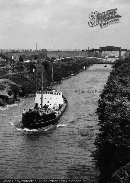 Photo of Warrington, A Boat In The Manchester Ship Canal c.1965