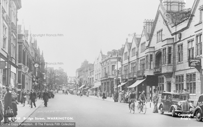 Photo of Warrington, Bridge Street c.1955