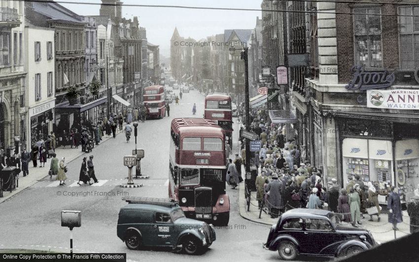 Warrington, Bridge Street c1955