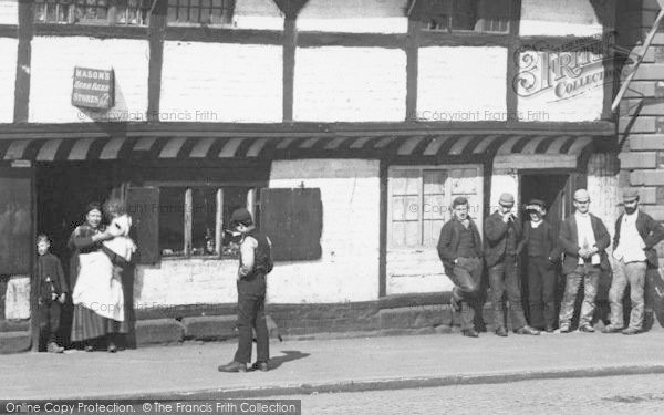Photo of Warrington, Church Street, Townspeople 1894