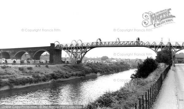 Photo of Warrington, High Level Bridge (The Cantilever) c.1965