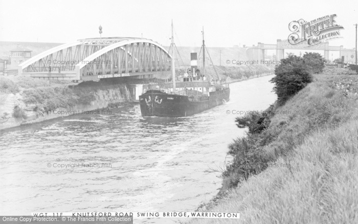 Photo of Warrington, Knutsford Road Swing Bridge c.1950
