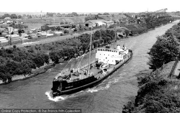 Photo of Warrington, Manchester Ship Canal c1965